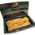 GULLUOGLU BAKLAVA CARROT CUT W/PISTACHIO - 454gr