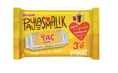 ULKER TAC KRAKER Salty Crackers Pack of 3