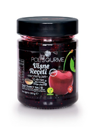 POL'S GOURMET Sour Cherry Jam with Chia Seeds 380g