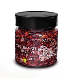 POL'S GOURMET Pomegranate Jam with Chia Seed No-Sugar Added NAR RECELI 380g