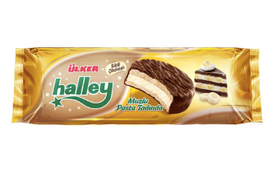 ULKER HALLEY COKLU Chocolate Covered Marshmallow Biscuit