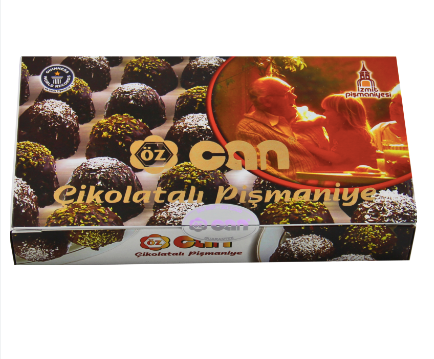 CAN Cotton Candy Covered with Chocolate CIKOLATA KAPLAMALI PISMANIYE 220g