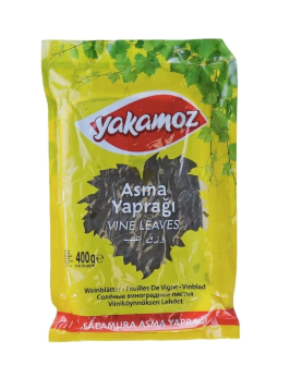 YAKAMOZ VINE LEAVES VACUUM PACK(VAKUMLU UZUM YAPRAGI) - 400 GR