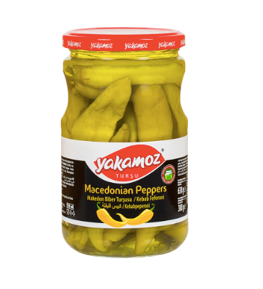 YAKAMOZ MACEDONIA PEPPER PICKLES(MAKEDON BIBER TURSUSU) - 720 ML