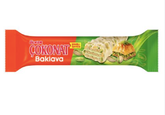 ÜLKER ÇOKONAT Baklavalı Beyaz Cıkolata BEYAZ ÇİKOLATA BAKLAVA 30 gr