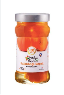 ANTALYA RECELCISI Yellow Squash Jam BAL KABAGI TATLISI 380gr