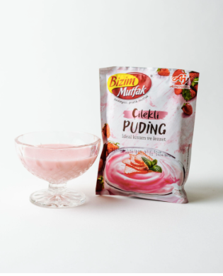 BIZIM MUTFAK PUDDING W/STRAWBERRY CILEKLI PUDING 120 G