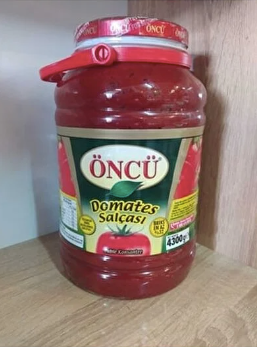 ÖNCÜ DOMATES Salçası Domates Salçası - 4300 GR