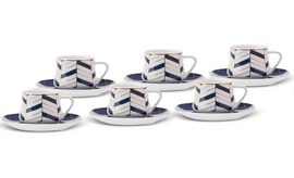 KARACA YAKUT 6 KISILIK KAHVE FINCANI SETI Coffee Cups Set of 6 People