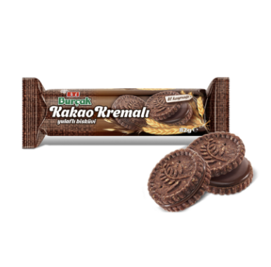 ETI BURCAK KAKAO KREMALI Cacao Cream Biscuits 82g