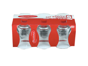 PASABAHCE Tea Glass Set of 6 USKUDAR OPTIKLI CAY BARDAGI 6'LI