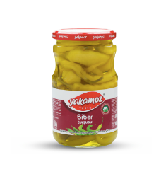 YAKAMOZ TATLI BIBER TURSUSU Pickled Mild Peppers 720g