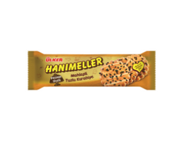 ULKER HANIMELLER TUZLU MAHLEPLI COREKOTLU KURABIYE Salted Mahaleb Blackcumin Cookies 81g