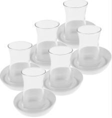 KARACA STREAMLINE HORIZON 6 Kisilik 12 parca Cay Seti 12 pcs Tea Glass Set