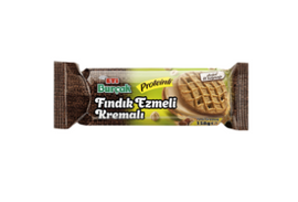 ETI BURCAK FINDIK KREMALI BISKUVI Whole Wheat Biscuits Hazelnut Cream 158g