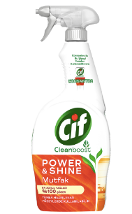 CIF POWER VE SHINE SPREY MUTFAK Kitchen Degreaser Cleaner Spray 750 ml