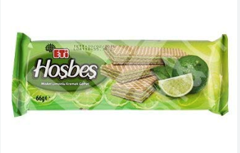 ETI HOSBES MISKET LIMON GOFRET Lime Wafer 66g