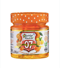ANTALYA RECELCISI SEKER ILAVESIZ 7 TURUNCU Sugar-Free 7 Orange Fruits Jam 290g