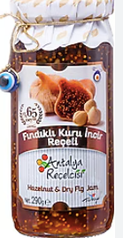 ANTALYA RECELCISI FINDIKLI KURU INCIR RECELI Hazelnut & Dried Fig Jam 290g
