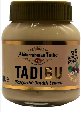 ABT TADIBU FINDIK PARCACIKLI EZME Hazelnut Crunchy Spread 330g