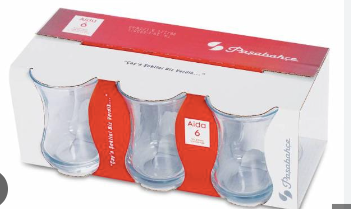 PASABAHCE AIDA SOGUK KESME BARDAK Glass Cup 6pcs