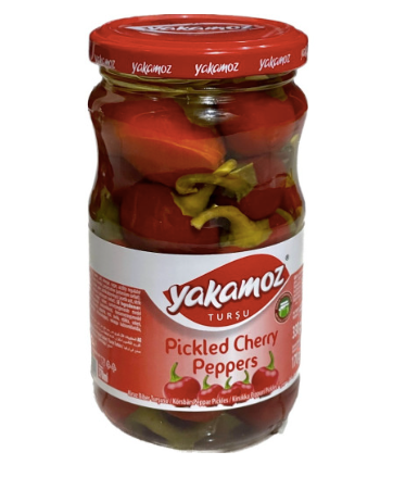 YAKAMOZ Cherry Pepper Pickles KIRAZ TURSUSU