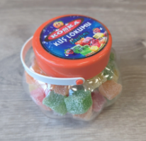 KOSKA Small Turkish Delight KUS LOKUMU KAVANOZ 200g