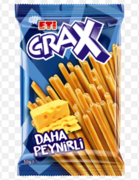 ETI CRAX DAHA ACILI Biberli Çubuk Kraker 80gr