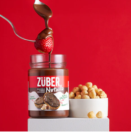ZUBER NUTZILLA KAKAOLU FINDIK EZMESI Cocoa Hazelnut Butter 315g