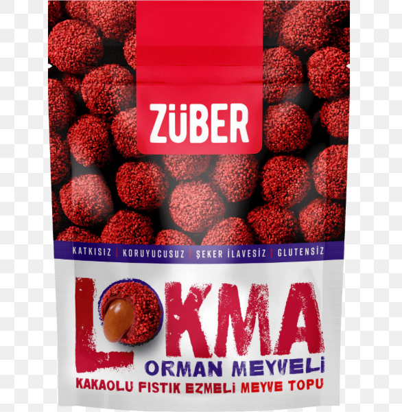 ZUBER ORMAN MEYVELI KAKAOLU FISTIK MEYVE TOPU Forest Fruit Cocoa Peanut Butter Energy Balls 96g
