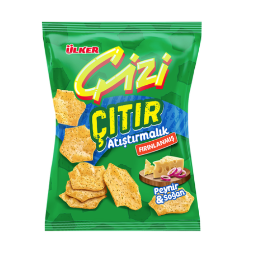 ULKER CIZI PEYNIR Cheese and Onion Crackers 40g