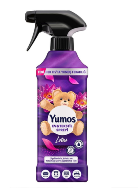 YUMOS EV VE TEKSTIL SPREYI LOTUS Home and Fabric Spray Lotus 450ml