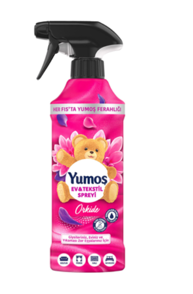 YUMOS EV VE TEKSTIL SPREYI ORKIDE Home and Fabric Spray Orchid 450ml