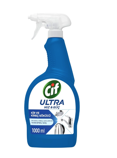 CIF SPREY ULTRA KIR VE KIREC SOKUCU Instant Limescale and Dirt Remover Spray 1lt