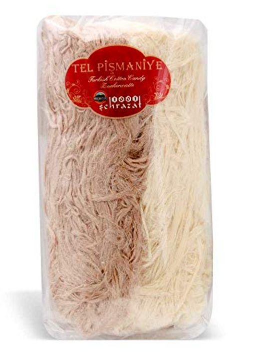 OZ CAN TEL PISMANIYE SADE KAKAOLU Plain-Cocoa Cotton Candy 250g
