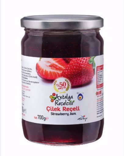ANTALYA RECELCISI CILEK RECELI Strawberry Jam 700g