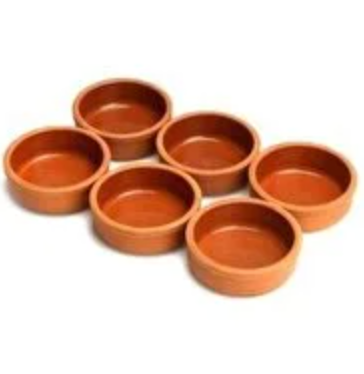 PORSIYON TOPRAK KASE SUTLAC GUVEC Casserole Plate 12cm x 6