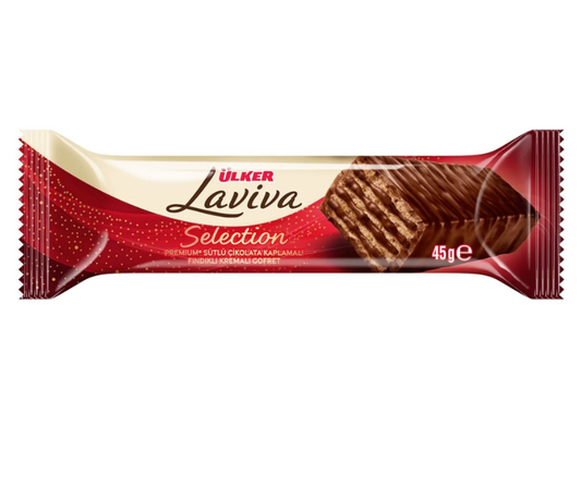 ULKER LAVIVA SELECTION SUTLU KREMALI GOFRET 45g