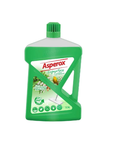 ASPEROX DOGAYA KACIS CAM SANDAL MUGE YUZEY TEMIZLEYICI Pine Wood Lily Surface Cleaner 2.5lt
