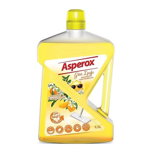 ASPEROX GUN ISIGI PORTAKAL LIMON CICEGI YUZEY TEMIZLEYICI Lemon Blossom Surface Cleaner 2.5lt
