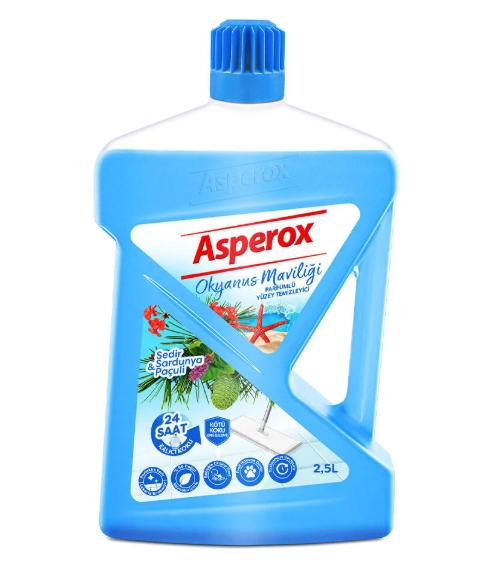 ASPEROX OKYANUS MAVILIGI SEDIR SARDUNYA PACULI YUZEY TEMIZLEYICI Patchouli Surface Cleaner 2.5lt