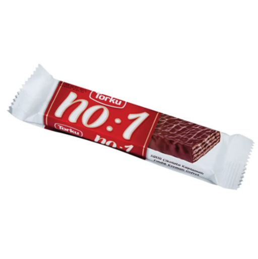 TORKU 1 NUMARA CIKOLATALI GOFRET Chocolate Wafer 35g