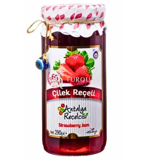 ANTALYA RECELCISI CILEK RECELI Strawberry Jam 290g
