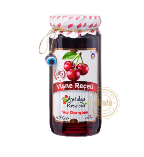 ANTALYA RECELCISI VISNE RECELI Sour Cherry Jam 290g