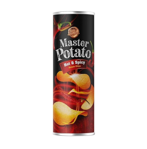 MASTER POTATO ACILI VE BAHARATLI CIPS Hot and Spicy Chips 160g