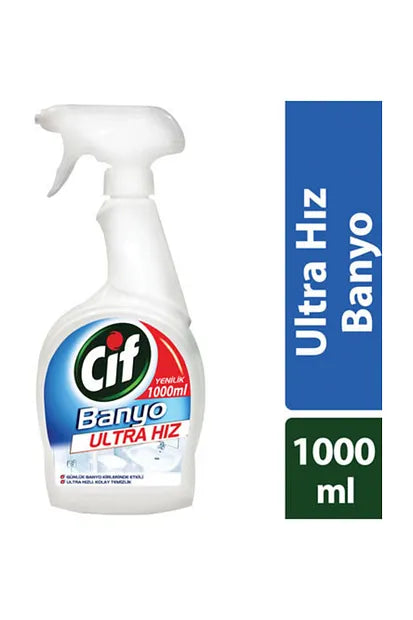 CIF ULTRA SPREY BANYO Bathroom Descaler Spray 1lt