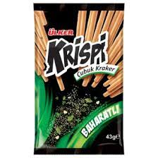 Ulker Krispi Stick Crackers Seasoned (Baharatli Cubuk Kraker) 43gr