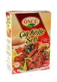 Oncu Cig Kofte Set (Cig Kofte Seti) 600gr