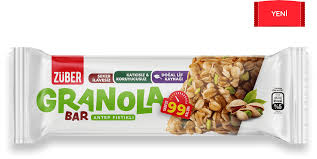 ZUBER YULAFLI ATISTIRMALIK GRONALA BAR ANTEP FISTIKLI 25 g