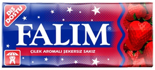 ULKER FALIM CILEKLI Strawberry Chewing Gum 5li 7g